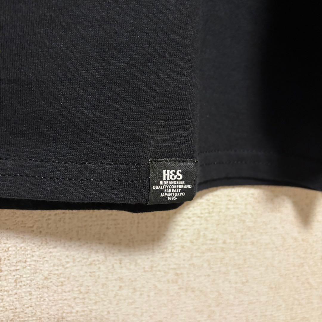 25AW ハイドアンドシーク 30周年ロンT 黒青L新品 キムタク