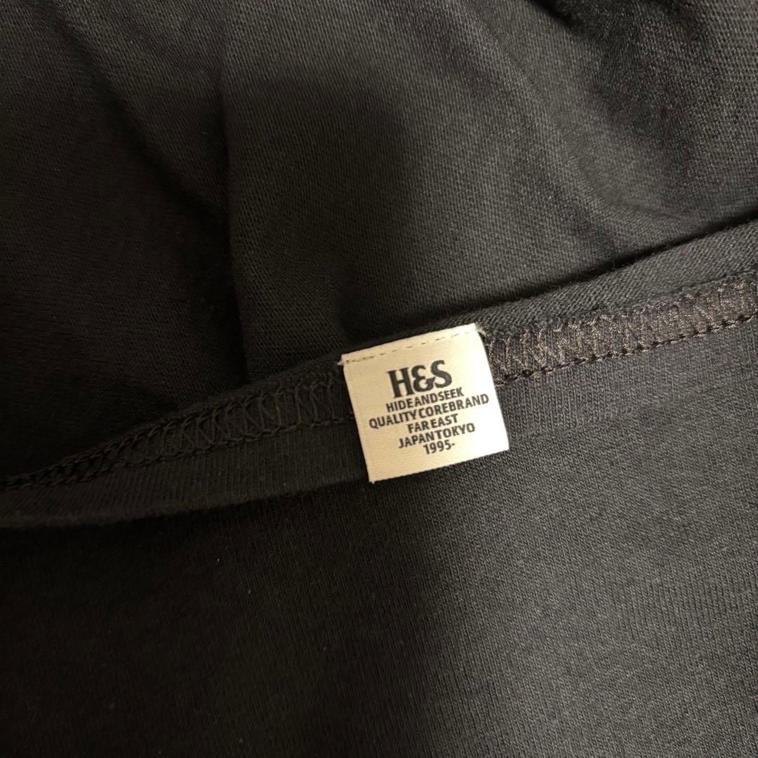 25AW ハイドアンドシーク 30周年ロンT 黒青L新品 キムタク