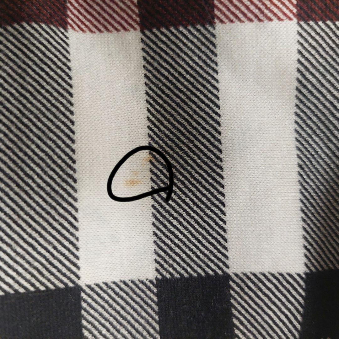 BURBERRY BLACK LABEL　ファー付フーディパーカー　ノバチェック