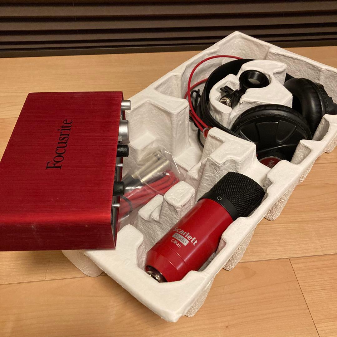 Focusrite Scarlett Studio オーディオインターフェース
