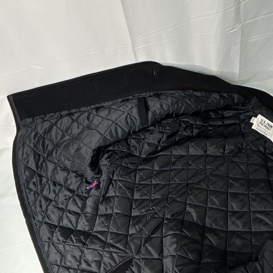 【米国製】Schott U.S.740N ピーコート 40 黒 ヴィンテージ