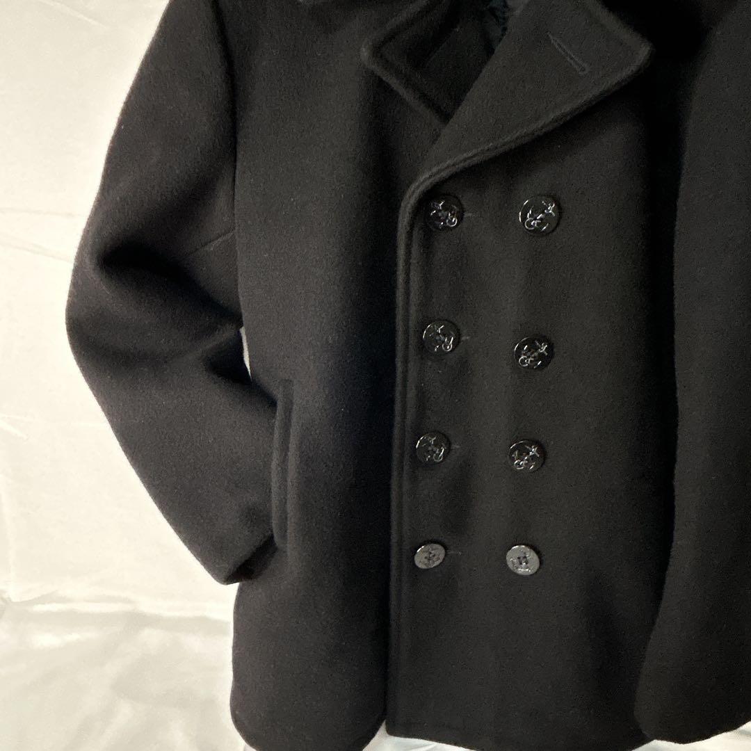 【米国製】Schott U.S.740N ピーコート 40 黒 ヴィンテージ