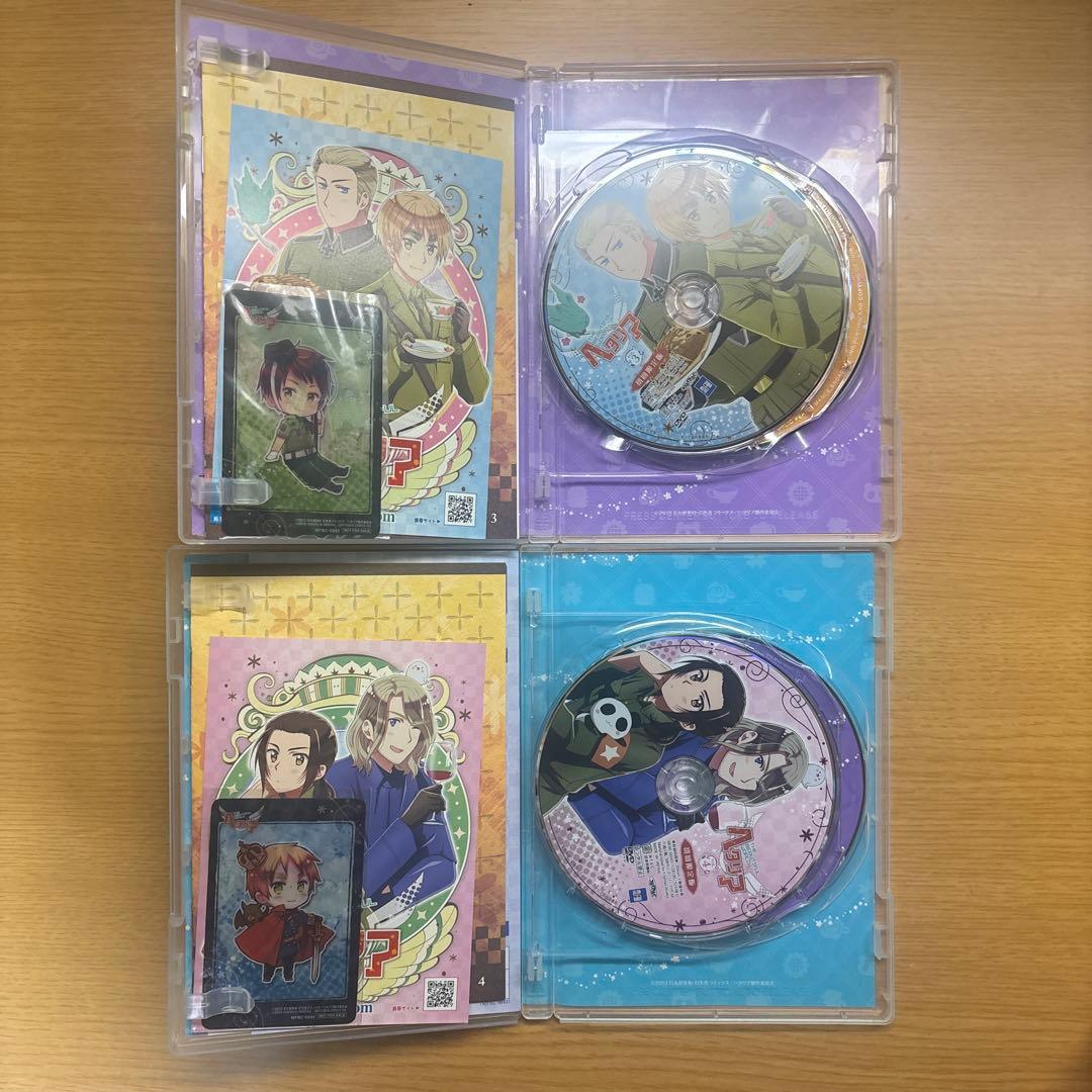 ヘタリア the beautiful world DVD全4巻セット