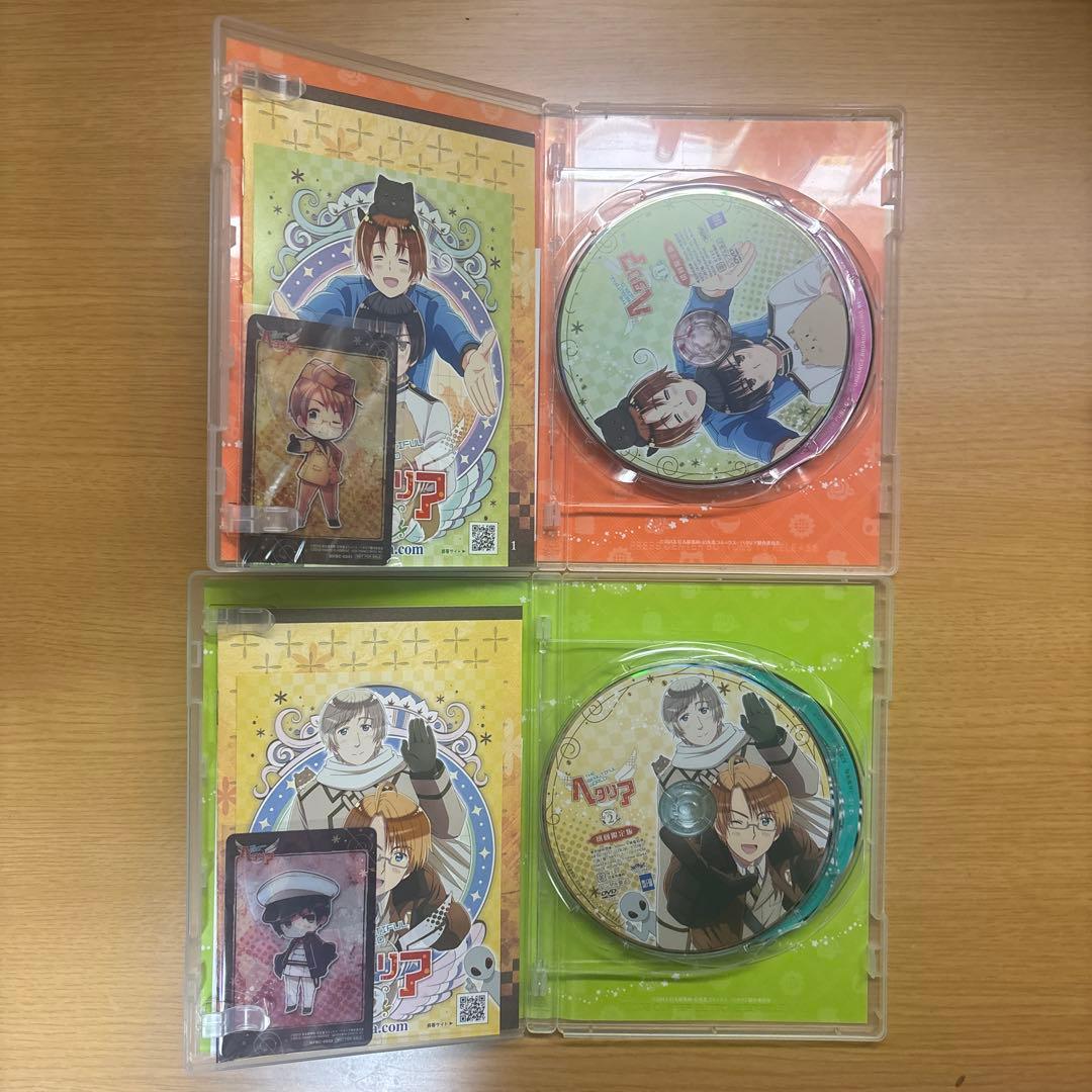ヘタリア the beautiful world DVD全4巻セット