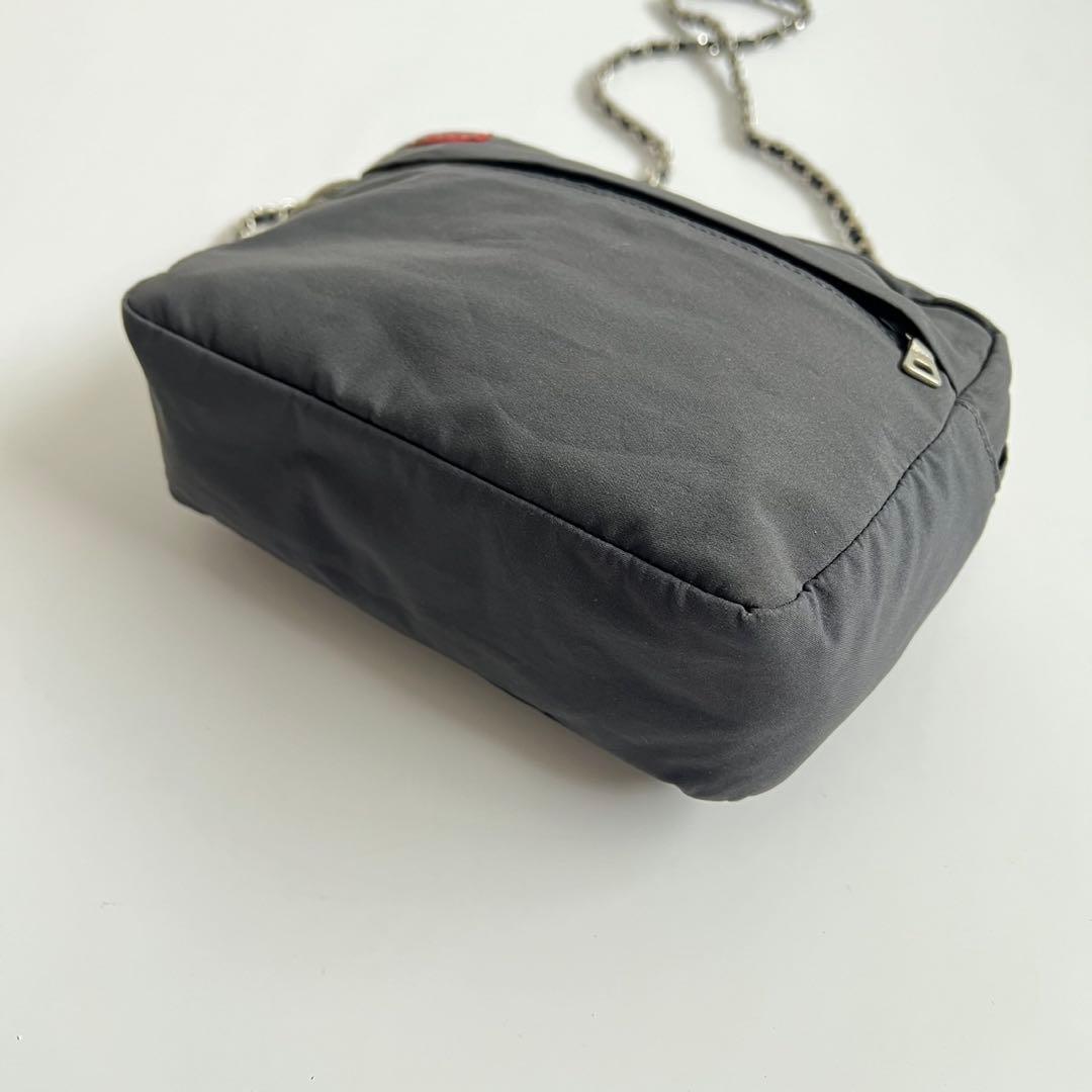 バッグ PRADA SPORT NYLON CHAIN SHOULDER BAG