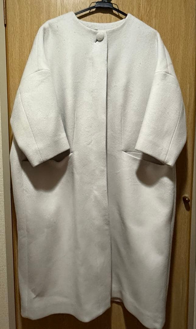 『2/1限定価格』TSURU by ツルバイマリコオイカワロングコート ホワイト