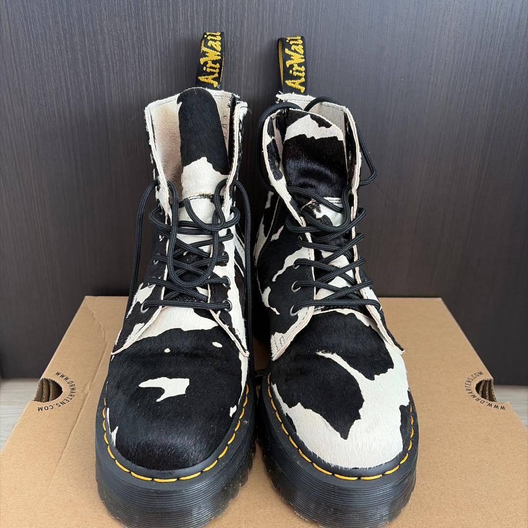 Dr.Martens Jadonカウプリント　厚底ブーツ26.5〜27.0 美品