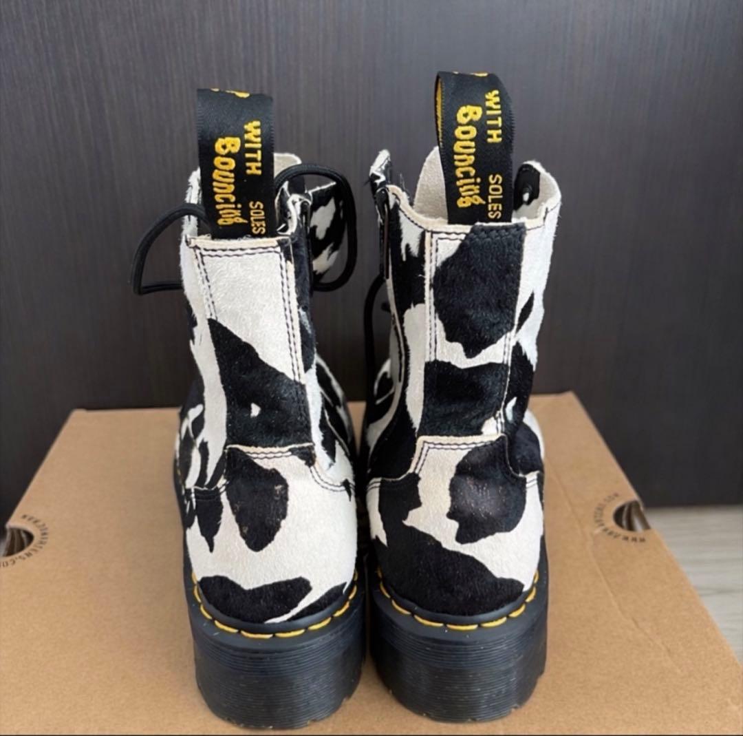 Dr.Martens Jadonカウプリント　厚底ブーツ26.5〜27.0 美品