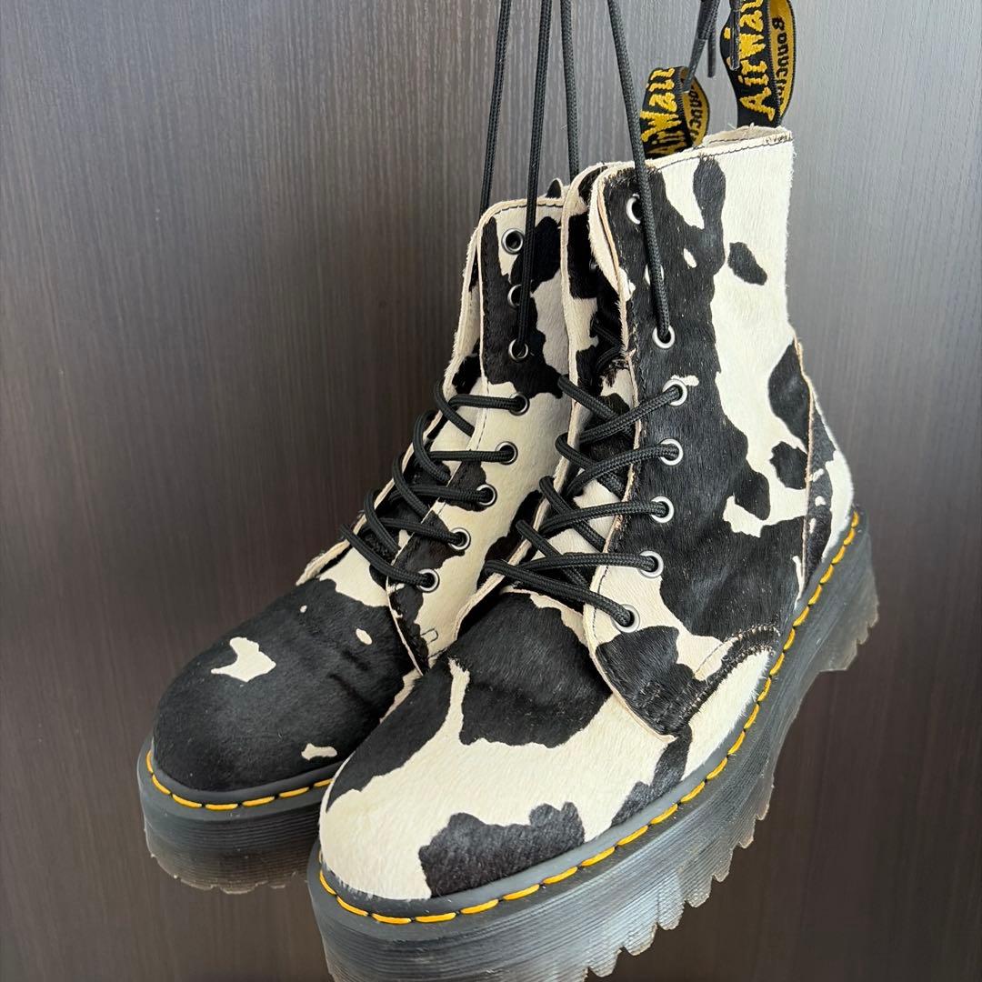 Dr.Martens Jadonカウプリント　厚底ブーツ26.5〜27.0 美品