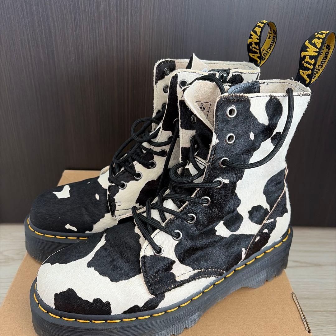 Dr.Martens Jadonカウプリント　厚底ブーツ26.5〜27.0 美品