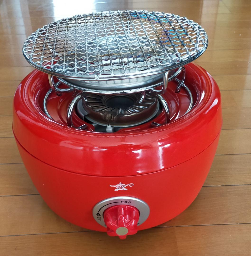 【アラジン】ポータブルガスカセットコンロ ヒバリン（取説・箱・保管袋あり）