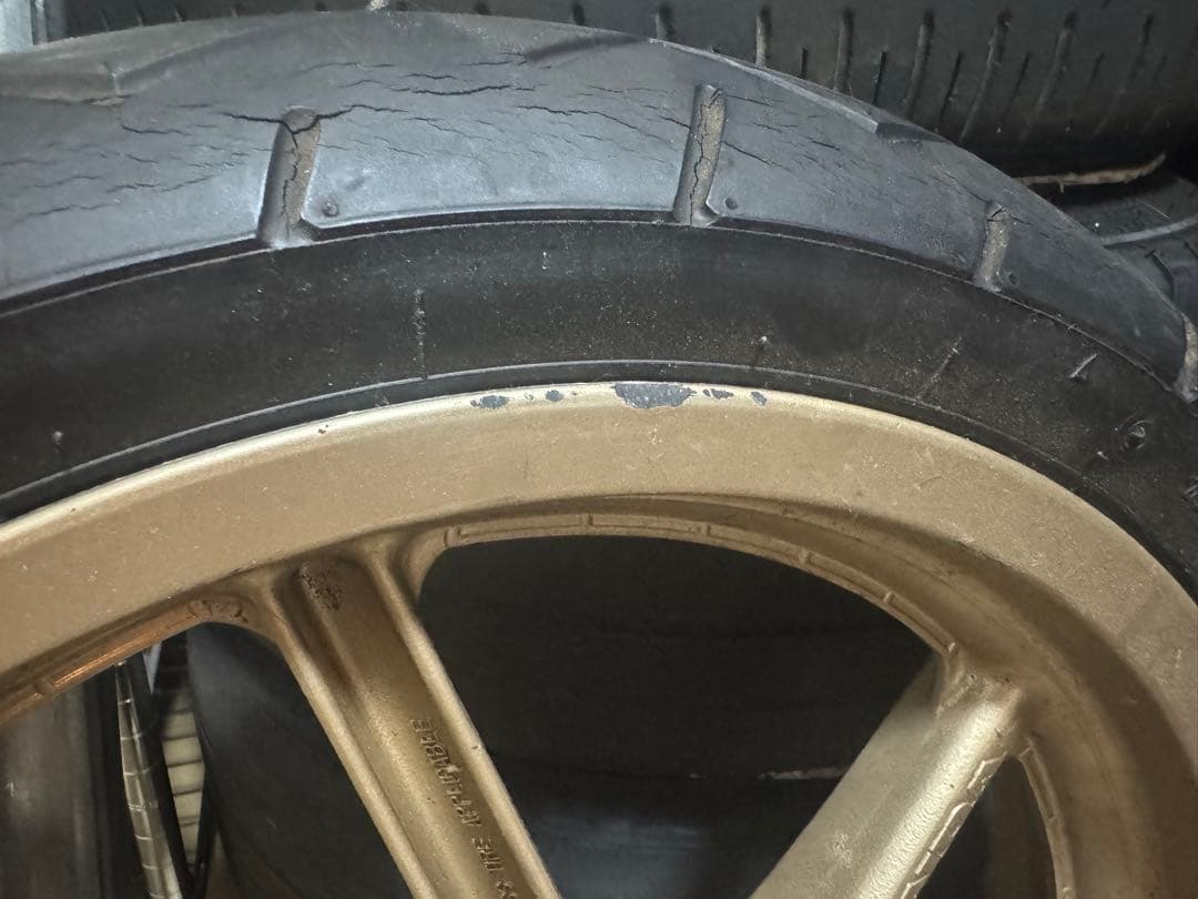 NSR250R 純正 マグテックホイール フロント　 ゴールド 5本スポーク