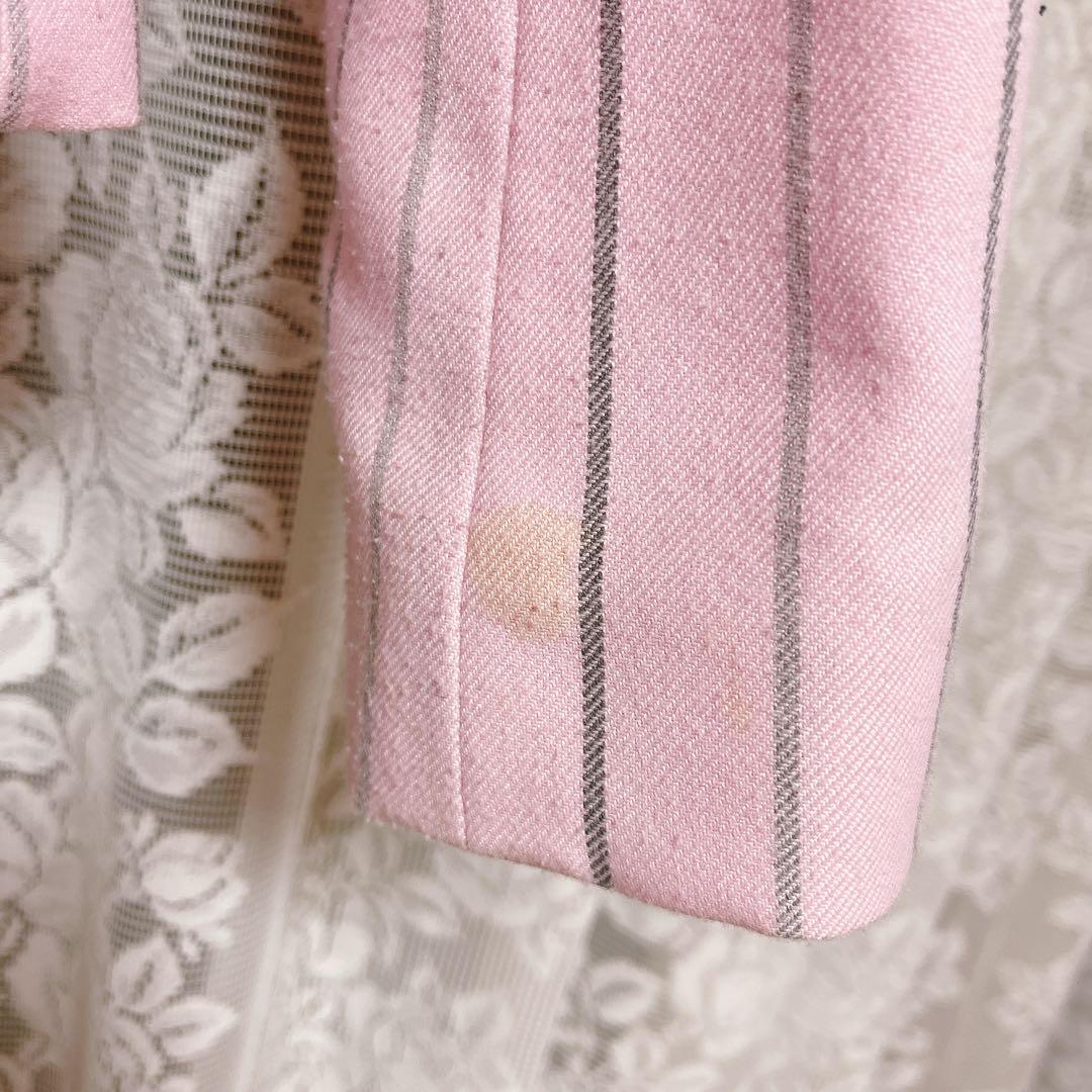 MILK ピンストライプ セットアップ　　ピンク