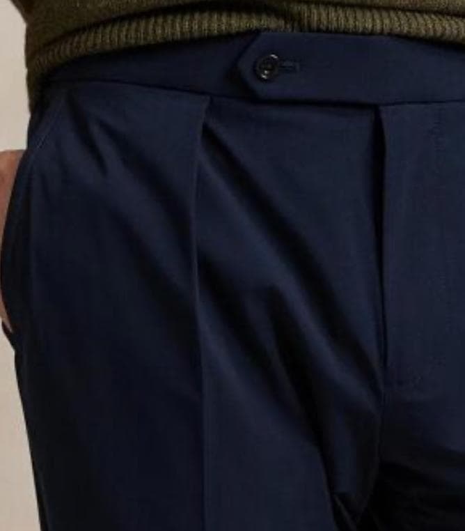 ポロラルフローレン プリーテッドスーツトラウザーパンツ サイズ30/32 新品