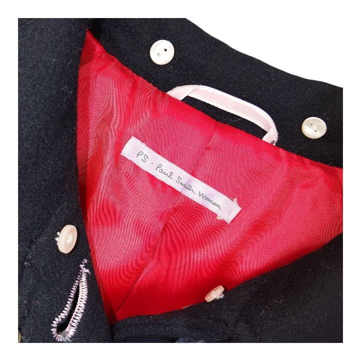ポールスミスウーマン　ロングコート　羊毛70カシミヤ30 Lサイズ