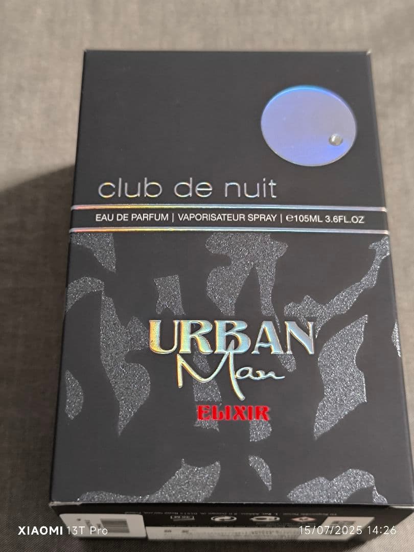 香水(男性用) ARMAF club de nuit URBAN Man ELIXIR