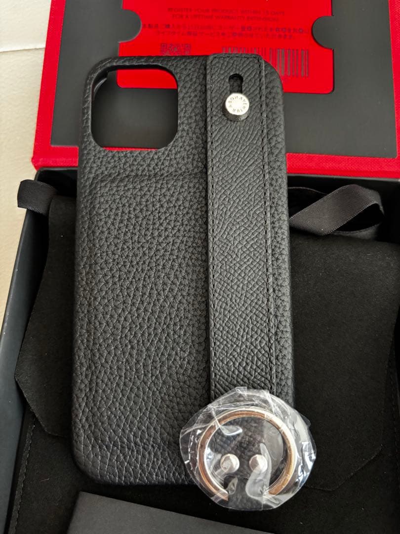 BONAVENTURA iPhone12 カバー ブラック 新品箱付き