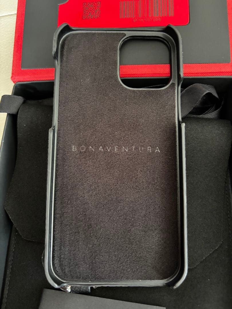 BONAVENTURA iPhone12 カバー ブラック 新品箱付き