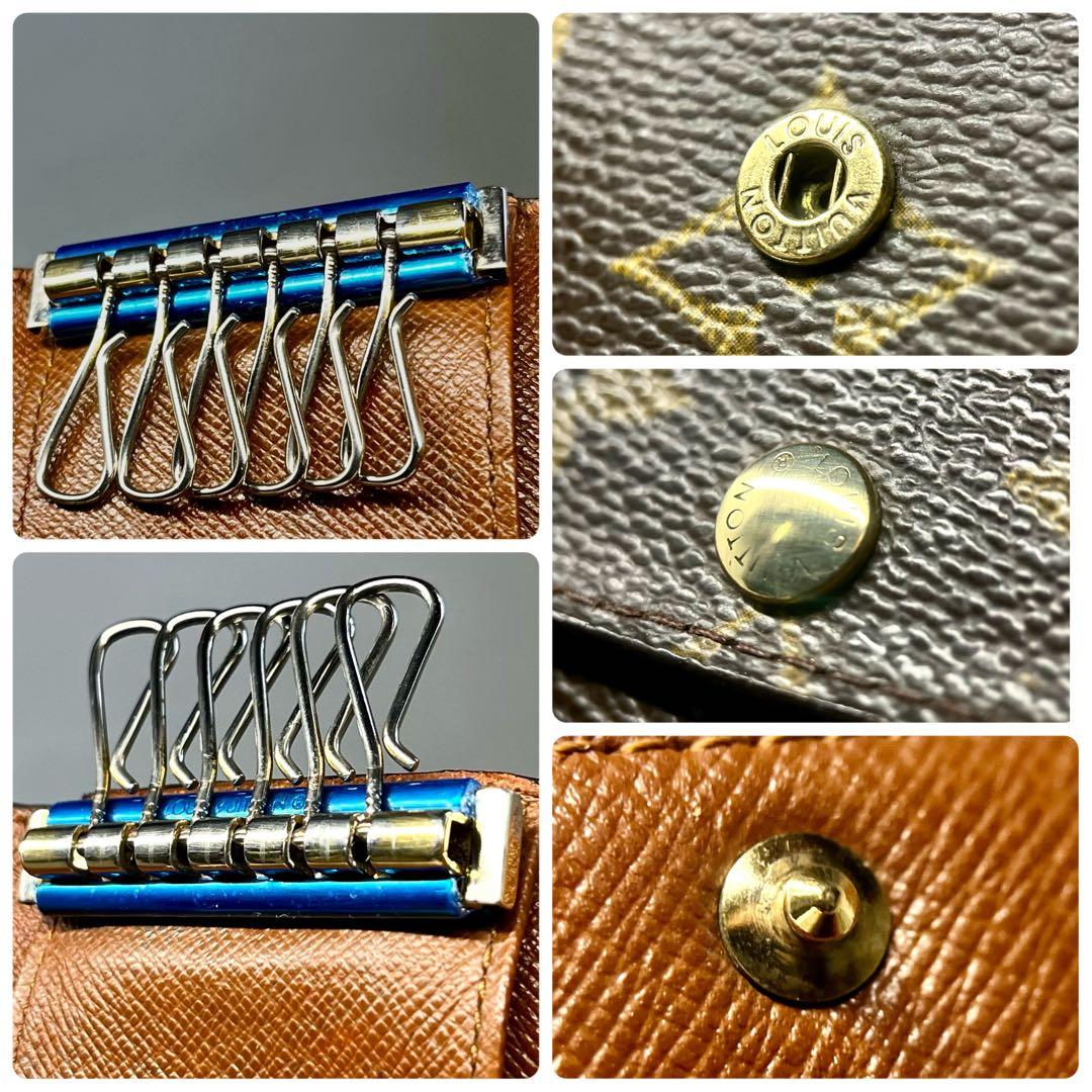 【未使用に近い】ルイヴィトン　ミュレティクレ6 モノグラム　キーケース