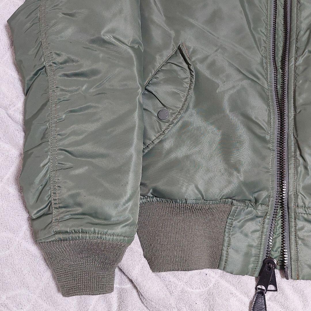 AVIREX リバーシブルMA-1 中綿ジャケット カーキ オレンジ