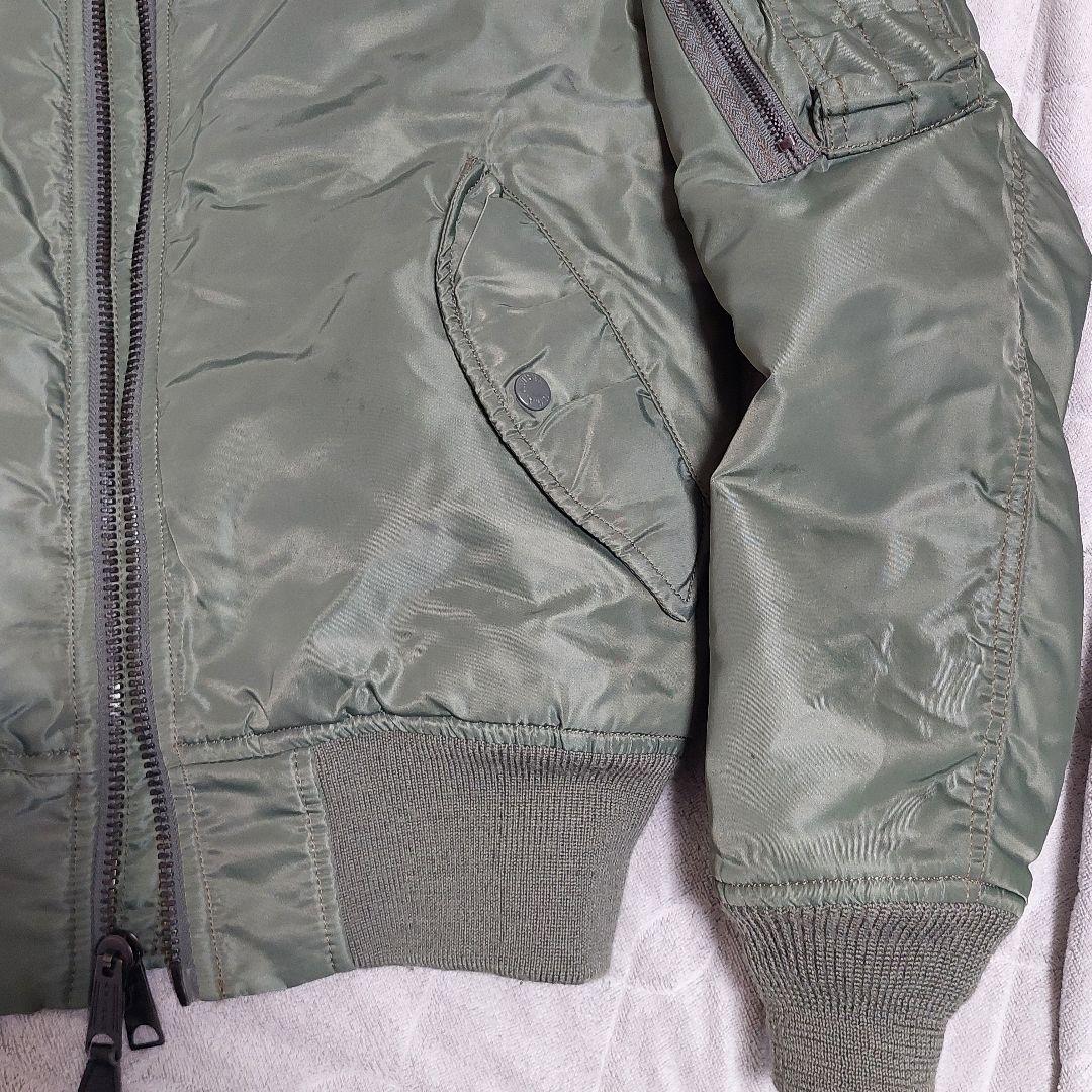 AVIREX リバーシブルMA-1 中綿ジャケット カーキ オレンジ