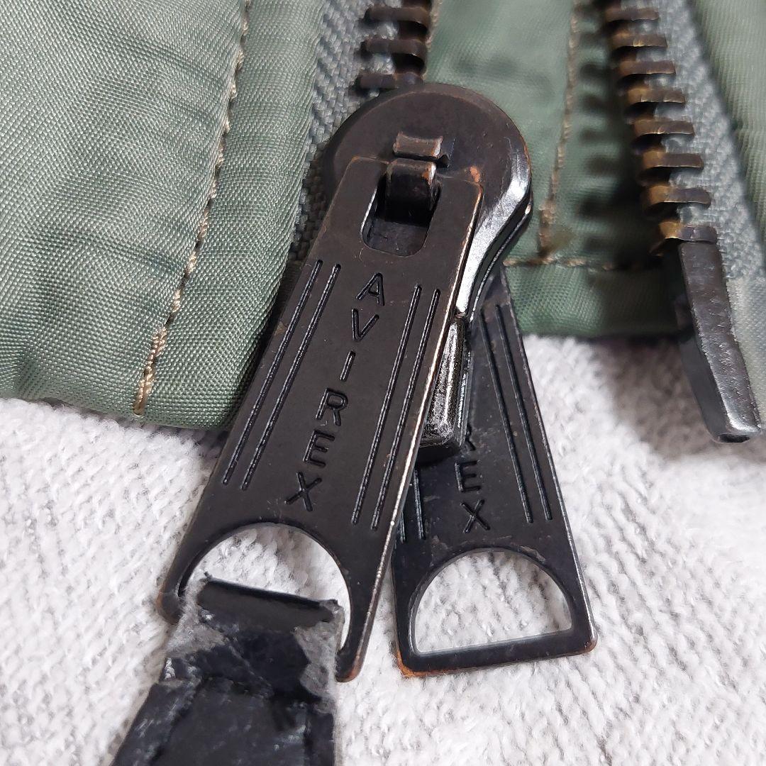 AVIREX リバーシブルMA-1 中綿ジャケット カーキ オレンジ