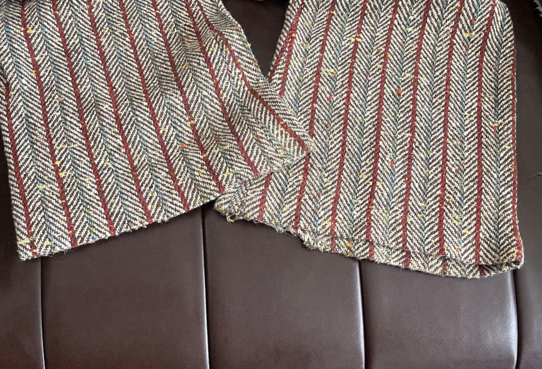 レア ヴィンテージ UFO フレアパンツ talonジップ ブラウン ストライプ