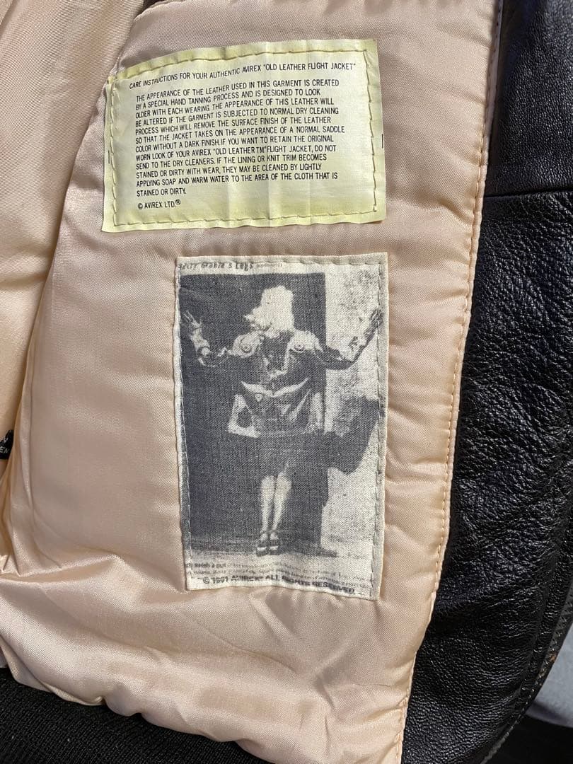 フライトジャケット　A-2 ＡＶＩＲＥＸ