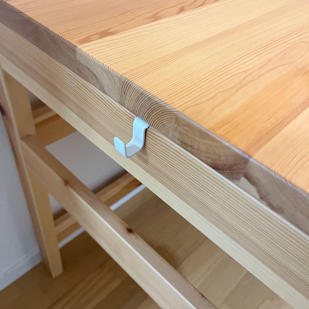 無印　パイン材デスク　幅86cm 無印良品　学習机　引き出し