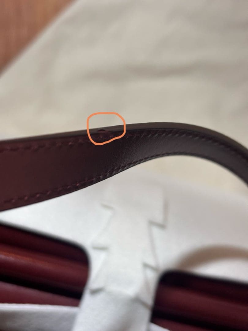 TOUT Y EST ポルメミニバッグ バーガンディ