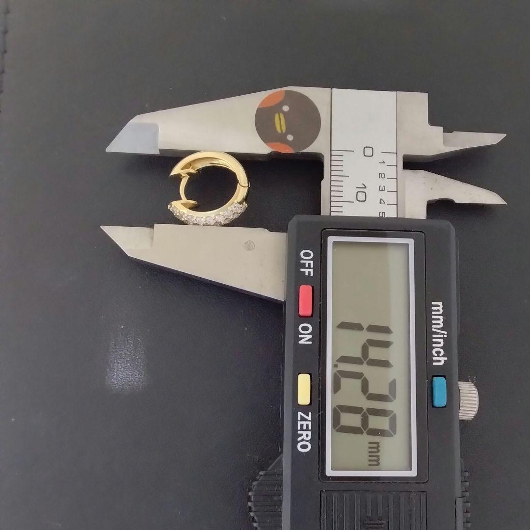 K18✨パヴェダイヤ0.50ct(各刻印)中折式✨ピアス✨定番大人気商品✨