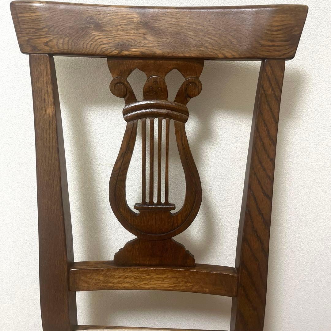 木製　ダイニングチェア アンティーク　イタリア　イタリア製　ヴィンテージ