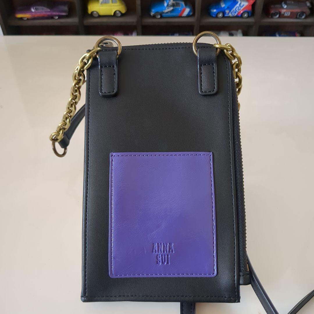 さくら！ アナスイ×ディズニーコラボ スマホショルダーバッグ 財布美品！