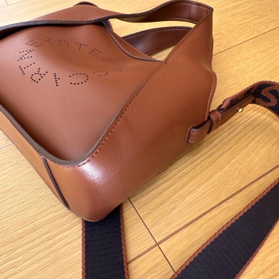 STELLA McCARTNEY ブラウンショルダーバッグ