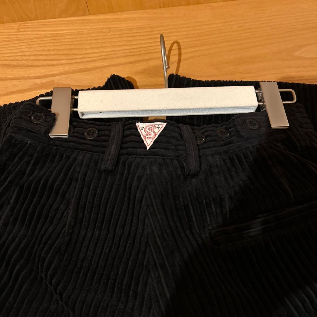 SHISHIKUI コーデュロイショートパンツ Sブラック
