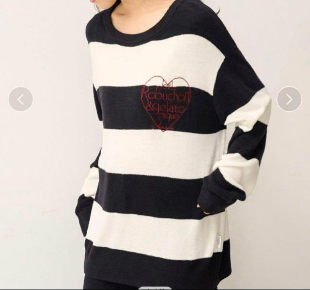 ジェラートピケ 【JOEL ROBUCHON】スムーズィーシルクプルオーバー