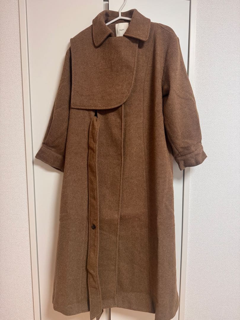 ジャケット・アウター eaphi gunpatch waist mark long coat