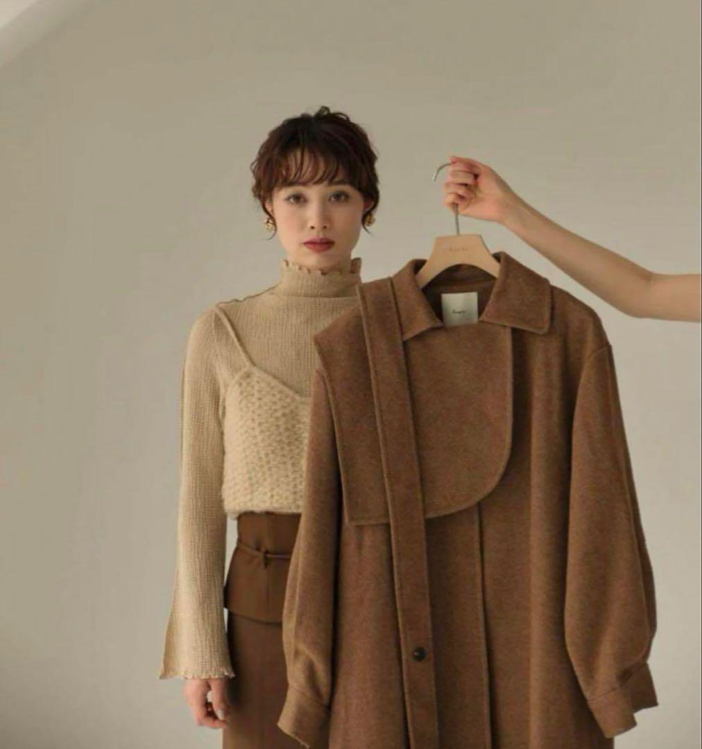 ジャケット・アウター eaphi gunpatch waist mark long coat