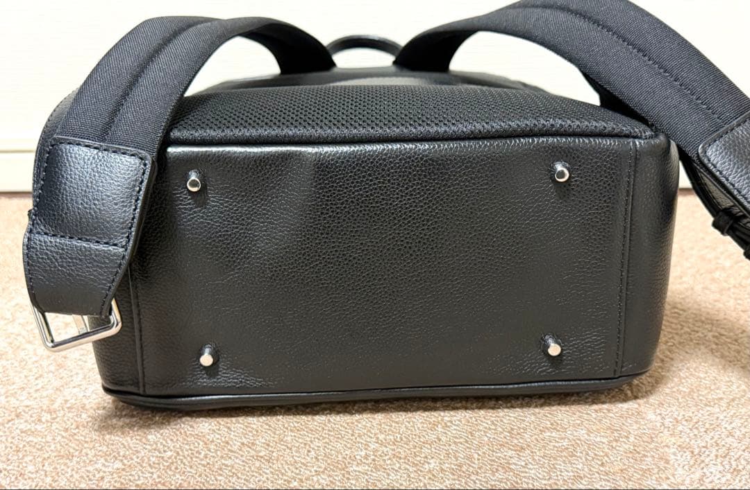 【美品】AUCENTIC Full Grain Leather Backpack