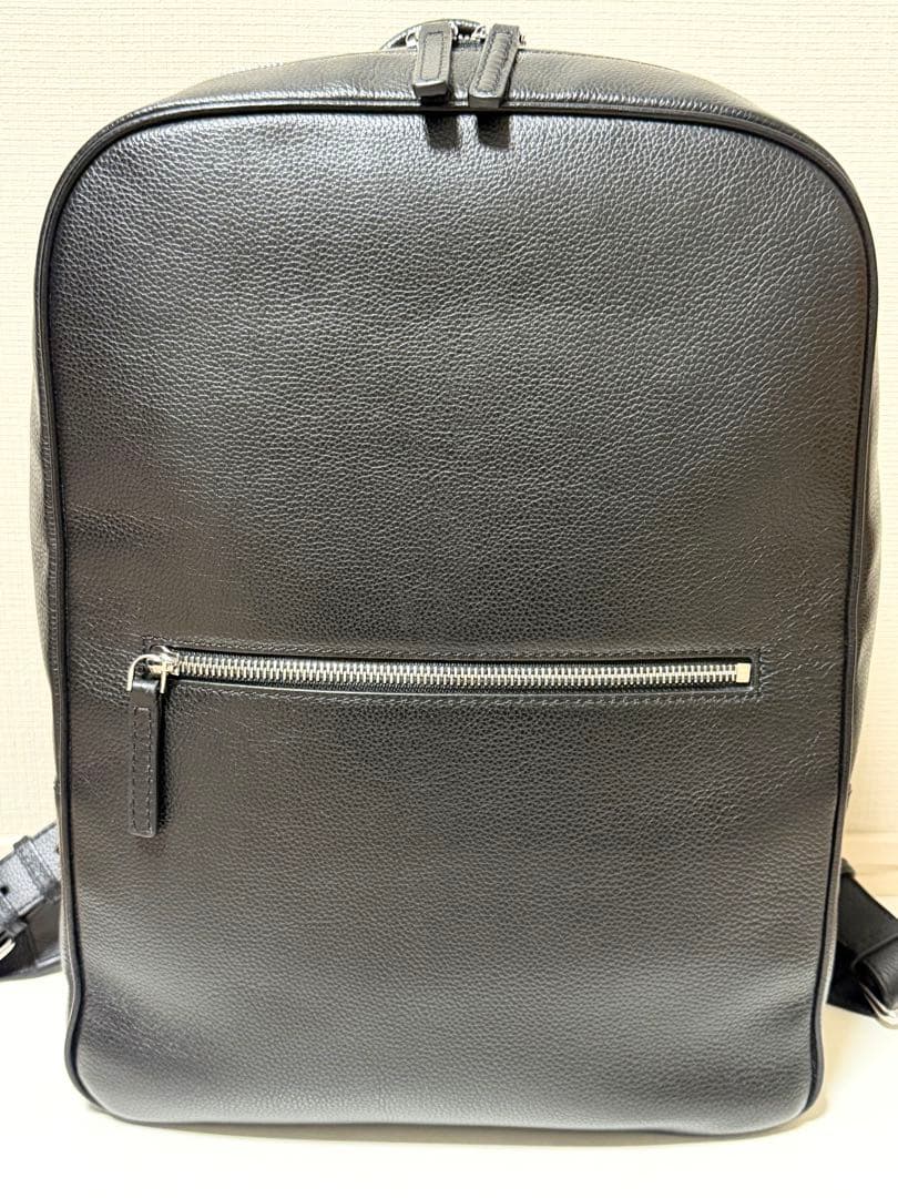 【美品】AUCENTIC Full Grain Leather Backpack