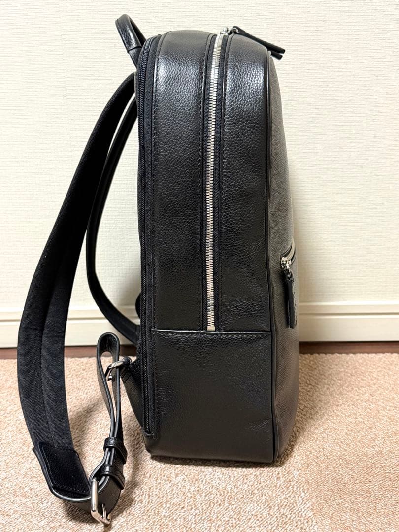【美品】AUCENTIC Full Grain Leather Backpack
