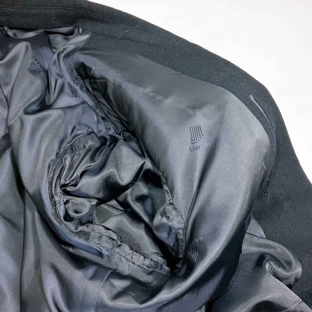 【専用品　ランバン　ウール　ロングダブルチェスターコート　XL相当