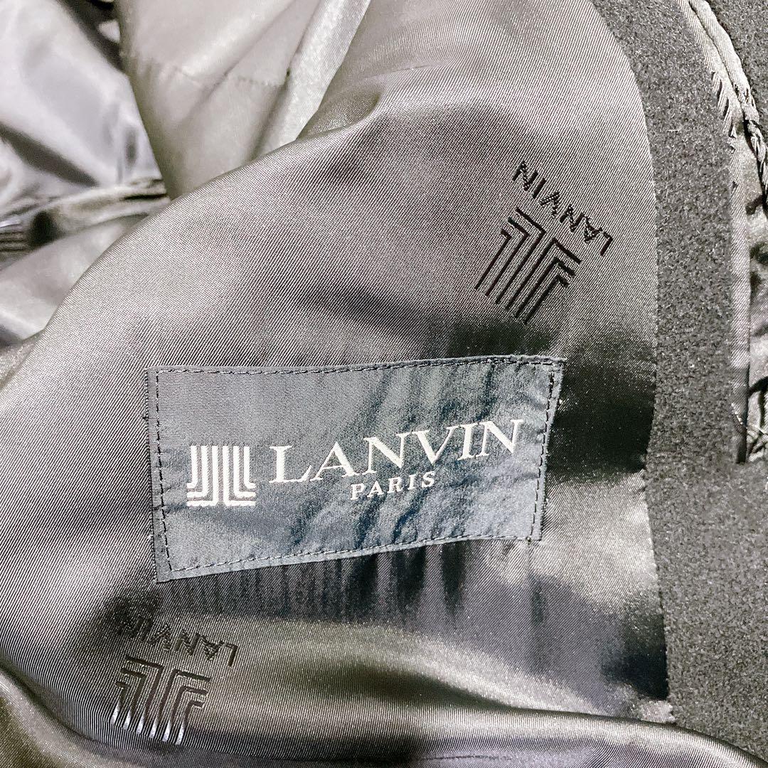 【専用品　ランバン　ウール　ロングダブルチェスターコート　XL相当