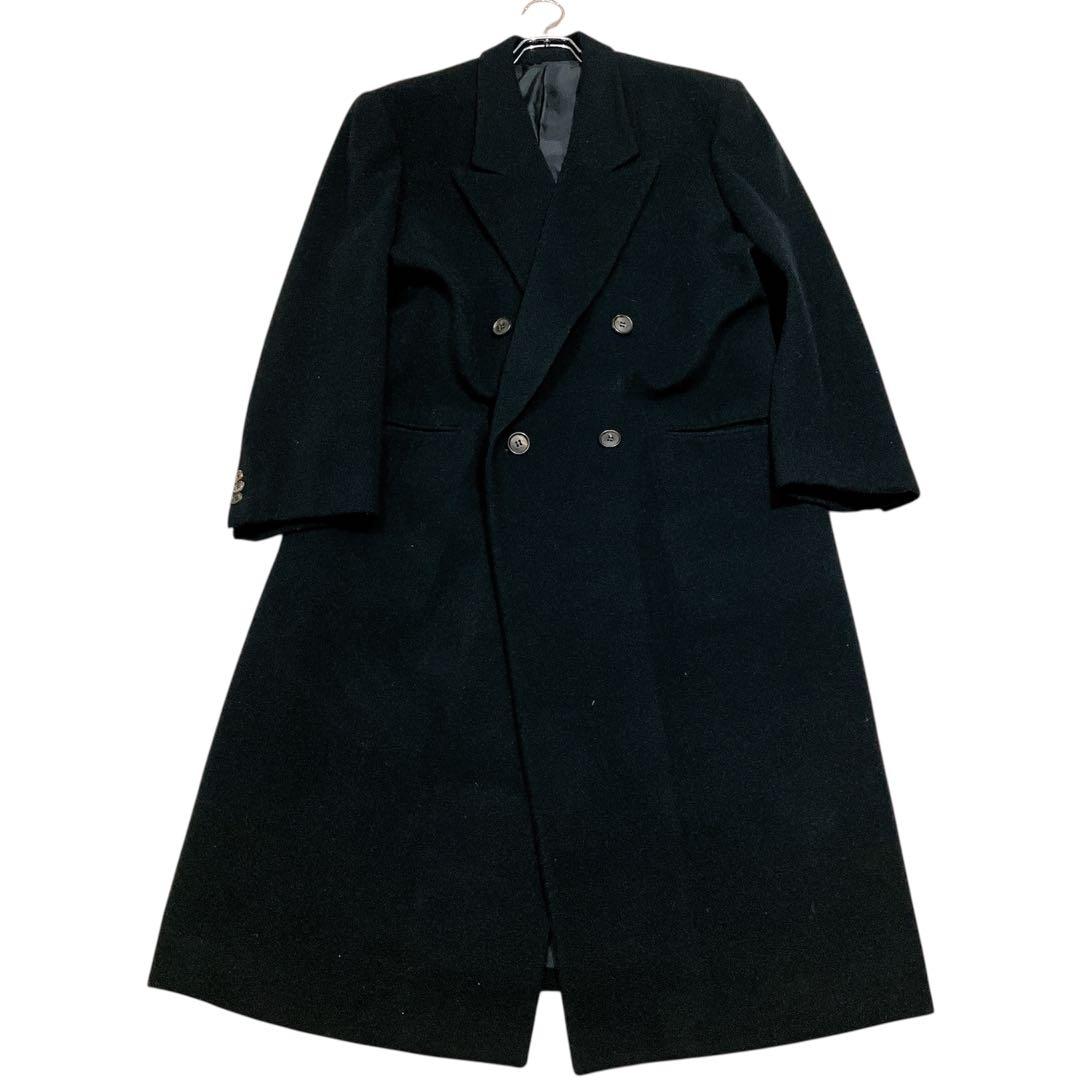 【専用品　ランバン　ウール　ロングダブルチェスターコート　XL相当
