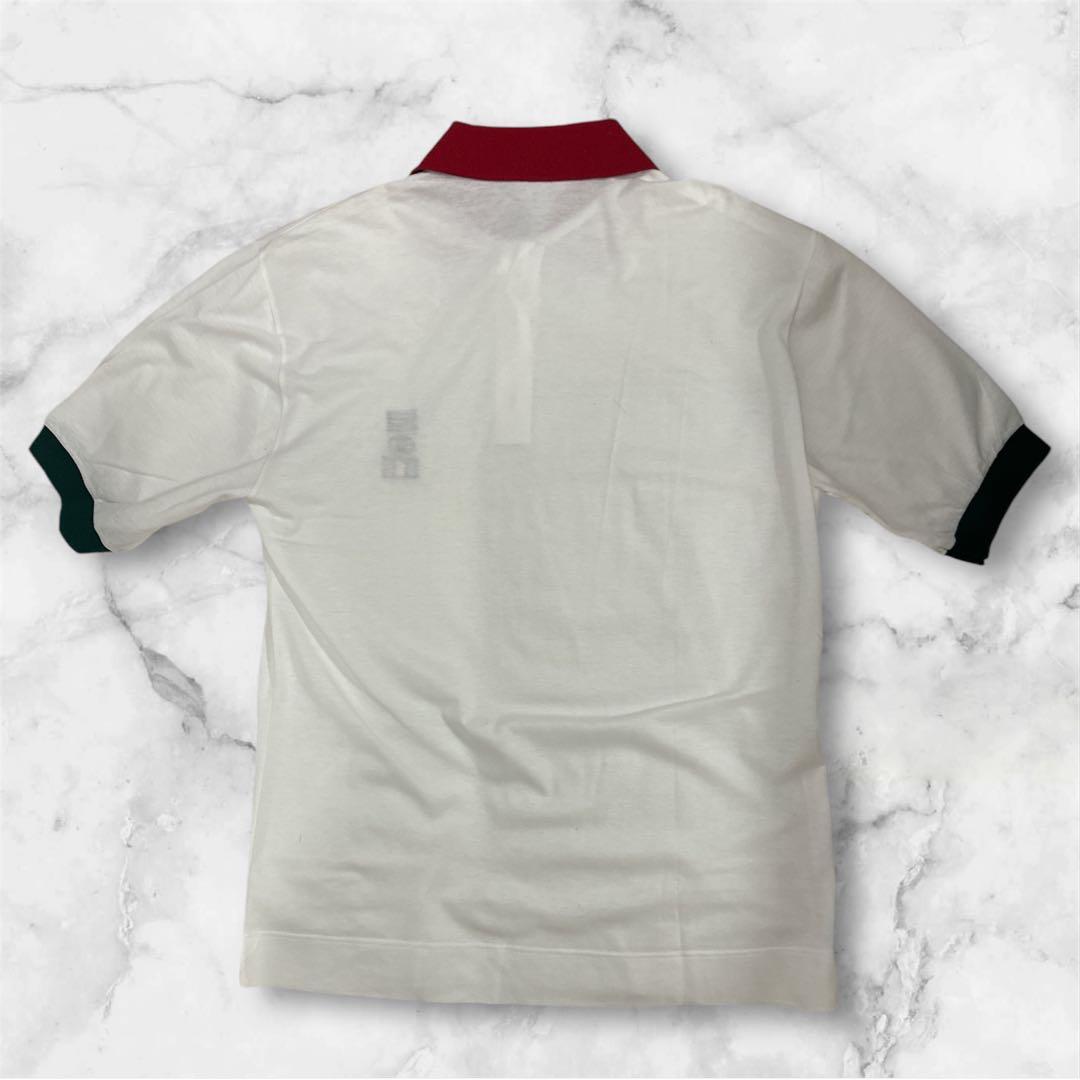 GUCCI ポロシャツ ホワイト/レッド/グリーン