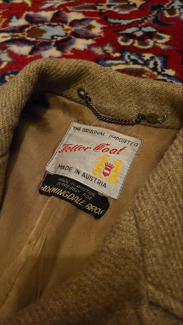■60s オーストリア製ウールコート ローデンコート ブルーミングデールズ取扱