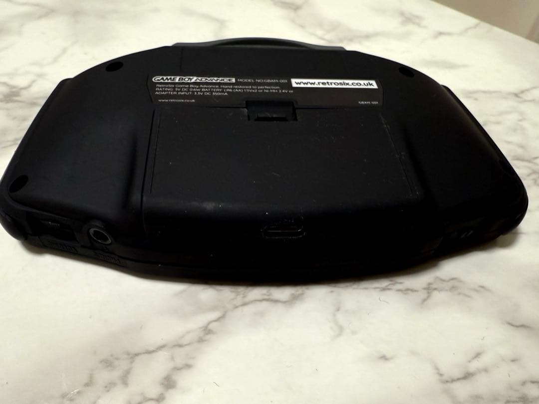 ゲームボーイアドバンス 本体 IPS液晶　カスタム　マットブラック