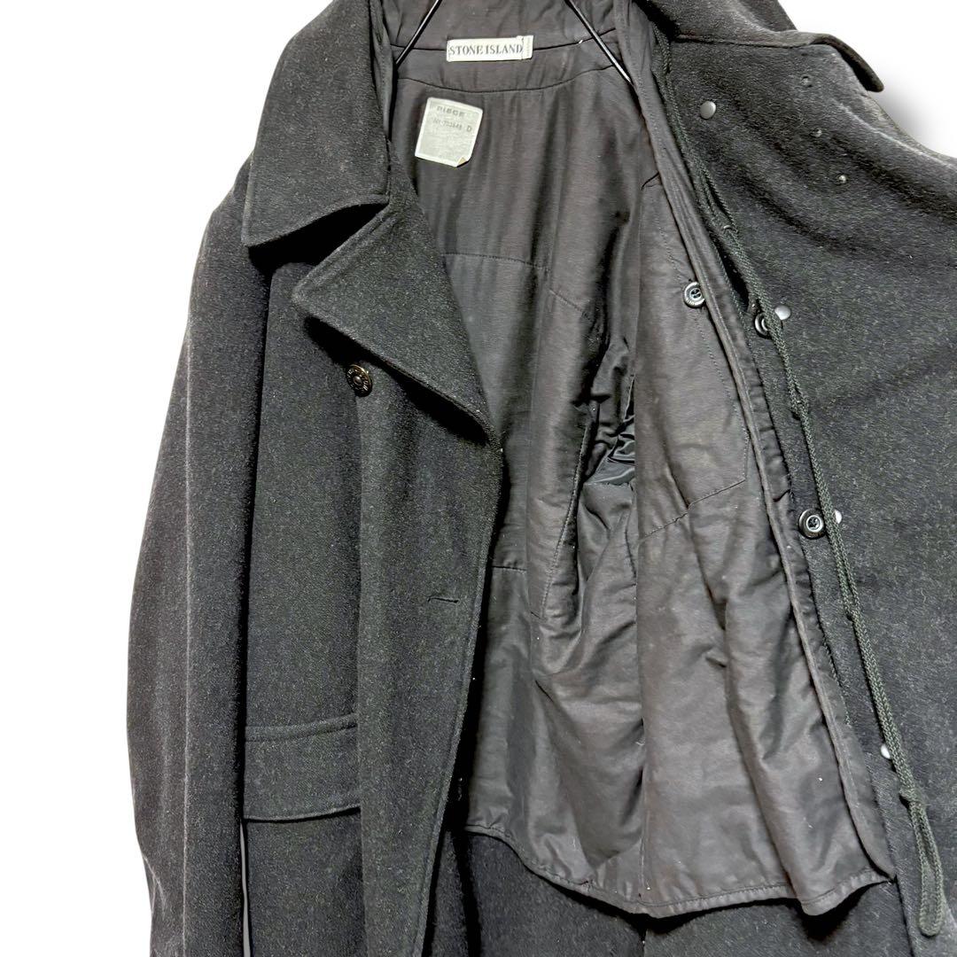 99aw/Stone /Military/Lyner Coat/黒