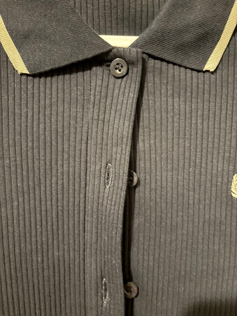 【美品】FRED PERRY ネイビーポロシャツ UK 10 レディース