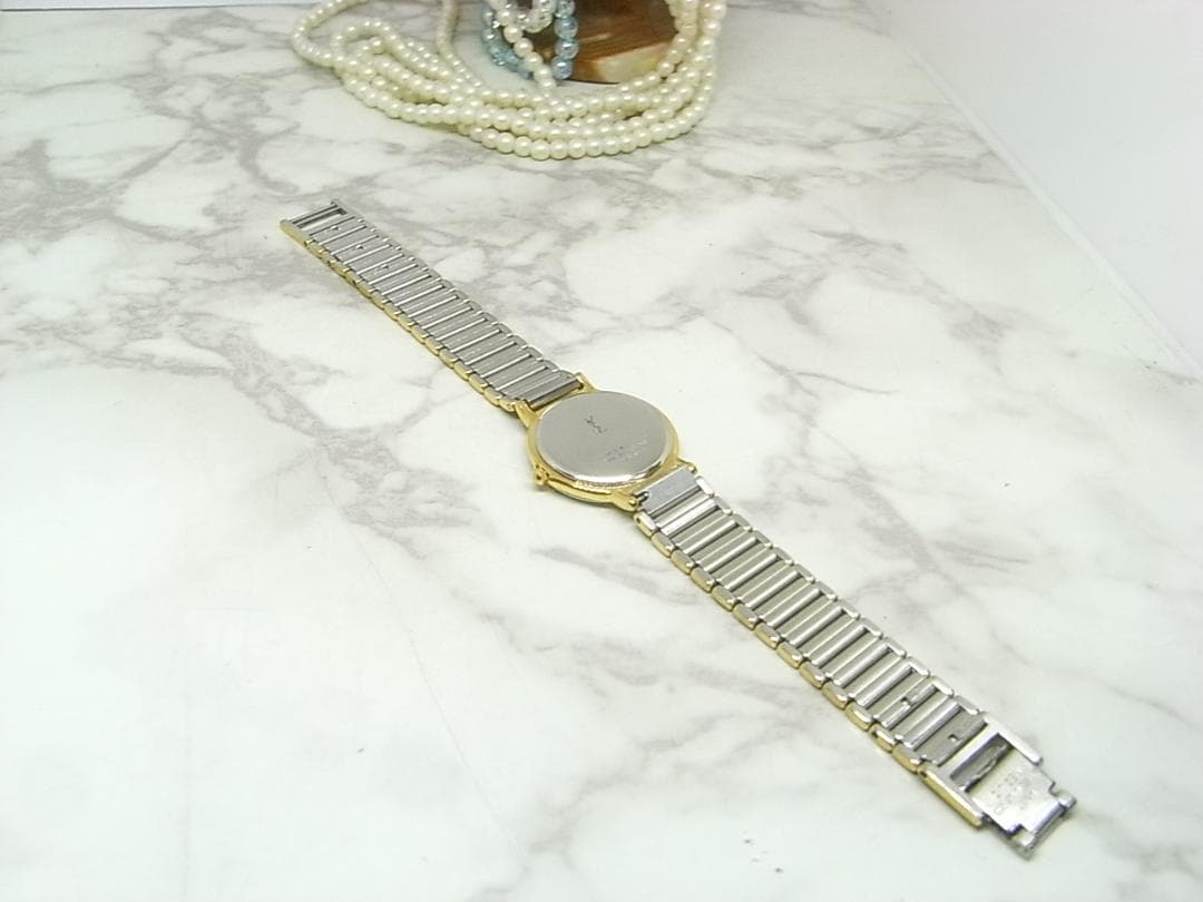 美品　ヴィンテージ　YSL　イヴサンローラン　レディース　ウォッチ　薄19